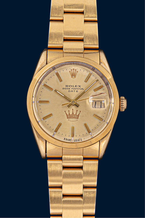 Oyster Perpetual Date - Hallmark Cards Crown Logo Dial - Ref. 15505