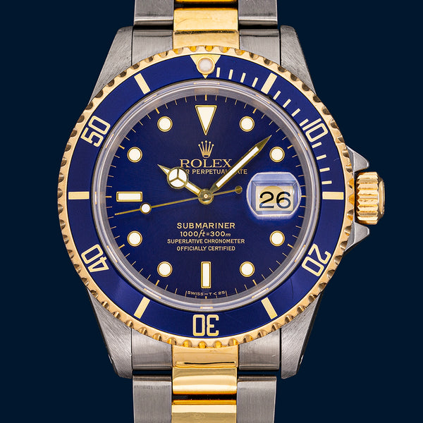 Blue two tone clearance submariner